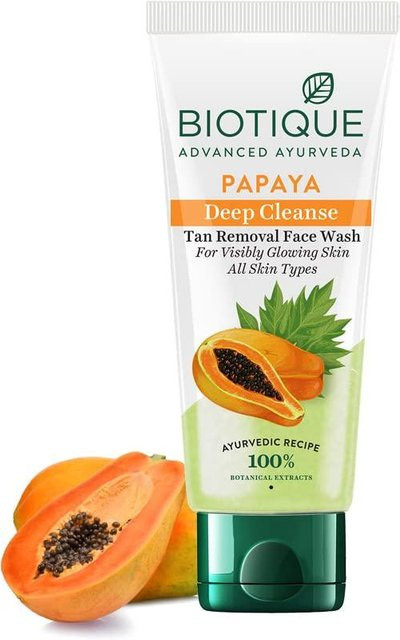 Biotique Papaya Gesichtswaschgel, 50 ml, Normale Haut - Bild 1