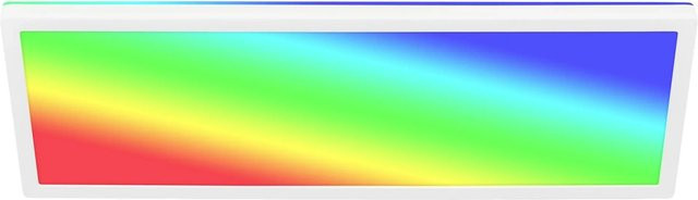 Briloner LED-Deckenleuchte Kada RGB+W mit Fernbedienung, Weiß, B: 58 cm, T: 20 cm, H: 2,8 cm - Bild 1
