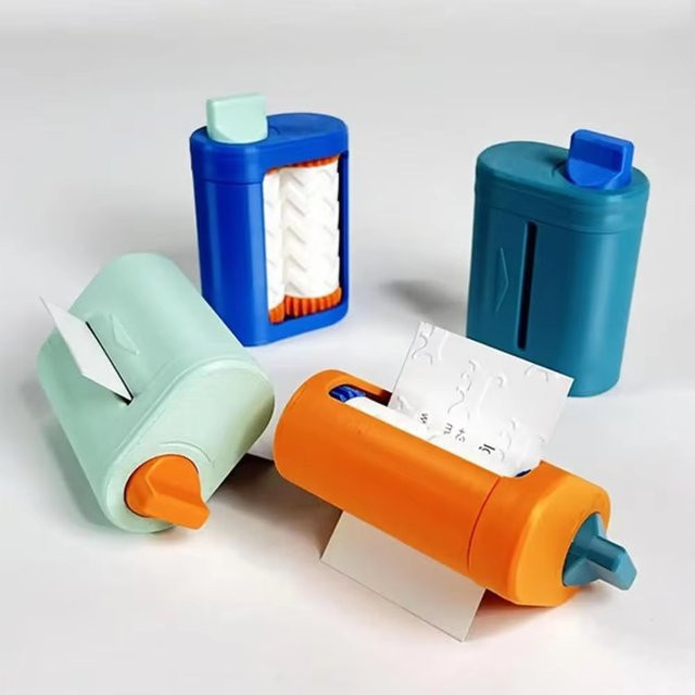 Handheld-Kartenpräger Dual-Roller 3D-Texturendrucker für Visitenkarten und Bastelprojekte aus Kunststoff - Bild 1