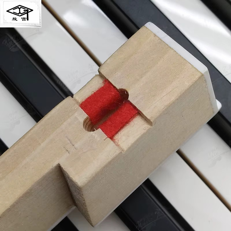 HUATOOL Klavier-Stimmwerkzeug Set mit 015 Schlüsselloch und Heißklebeband für Klavierteile und rote Teppichbeschläge - Bild 3
