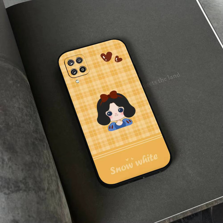 S-Snow White Princess Soft Cover Handyhülle für Samsung Galaxy S21 S22 S23 S24 S25 S26 Ultra FE Plus 5G A52S in Weiß und Multicolour - Bild 5
