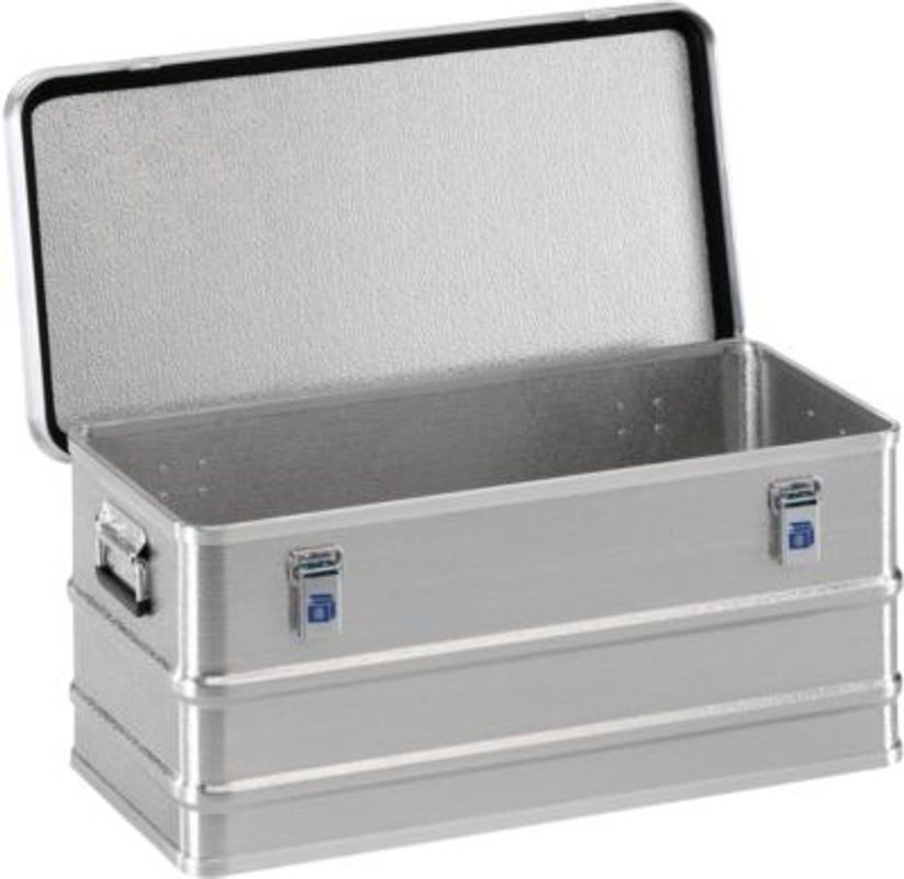 Gmoehling Midi-Box aus Leichtmetall in Silber mit Deckel und Griffen, Volumen: 81 l - Bild 3