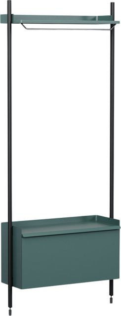 HAY Pier System 1001 Garderobe in Blau aus Aluminium und Stahl - Bild 1