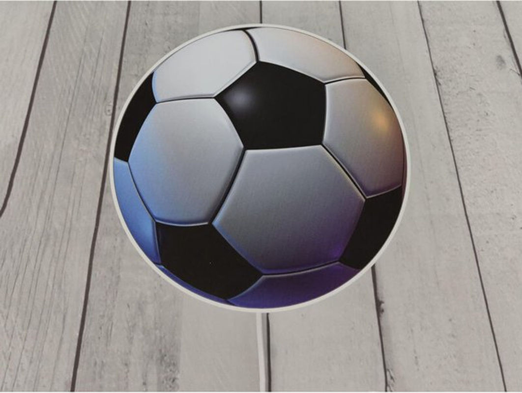 Niermann Kinderwandleuchte Fußball in Schwarz und Weiß aus Kunststoff - Bild 4