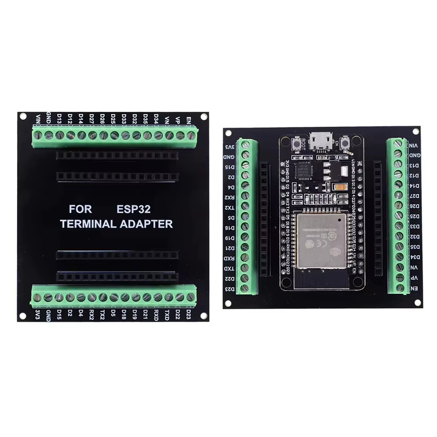 ATUOTIN ESP32 Expansion Board für NodeMCU-32S mit WiFi und Bluetooth, 30-Pin GPIO Erweiterungsmodul, Schwarz - Bild 3