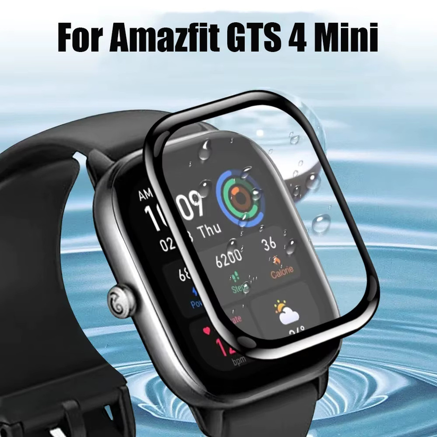 Displayschutzfolie Amazfit GTS4 Mini, transparent, Silikon - Bild 2