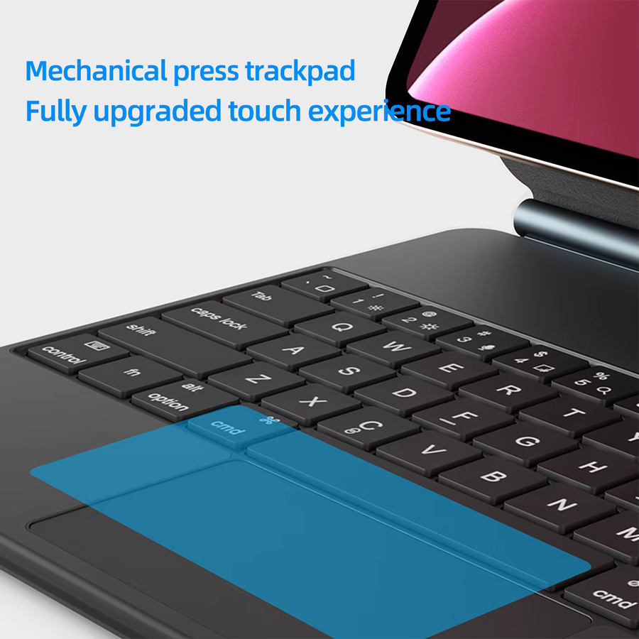 OnePlus Magic Keyboard Hülle für OnePlus Pad 4, 13,2 Zoll, Smart Multi-Touch Tastaturabdeckung, Schwarz - Bild 5