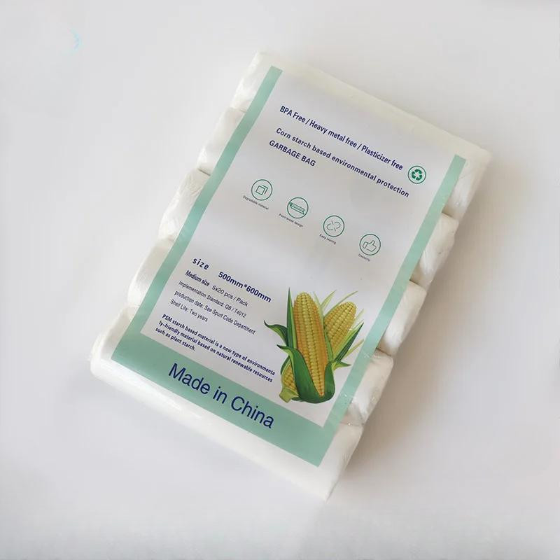 XYNN Biologisch abbaubare Mülltüten aus Stärke, 100 Stück, Grün - Bild 3