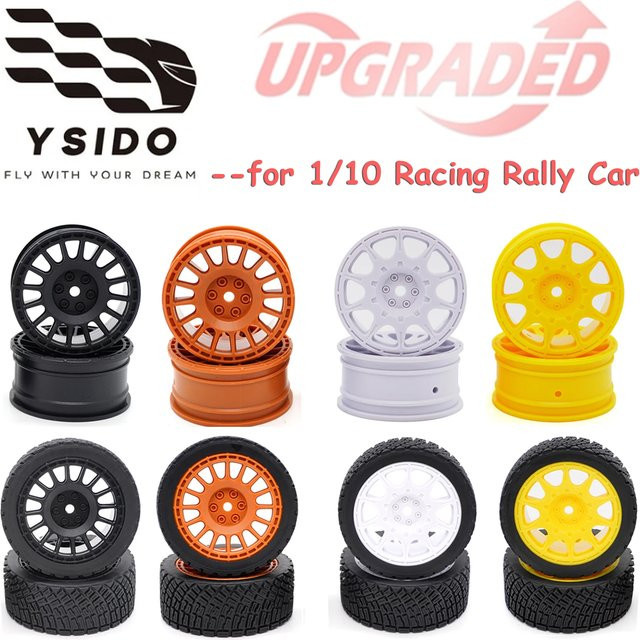 YSIDO Reifen, 4-teiliges Set, Gummi, Weiß, 1:10 - Bild 1