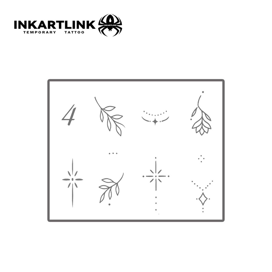 INKARTLINK Temporäres Tattoo, Unisex - Bild 3
