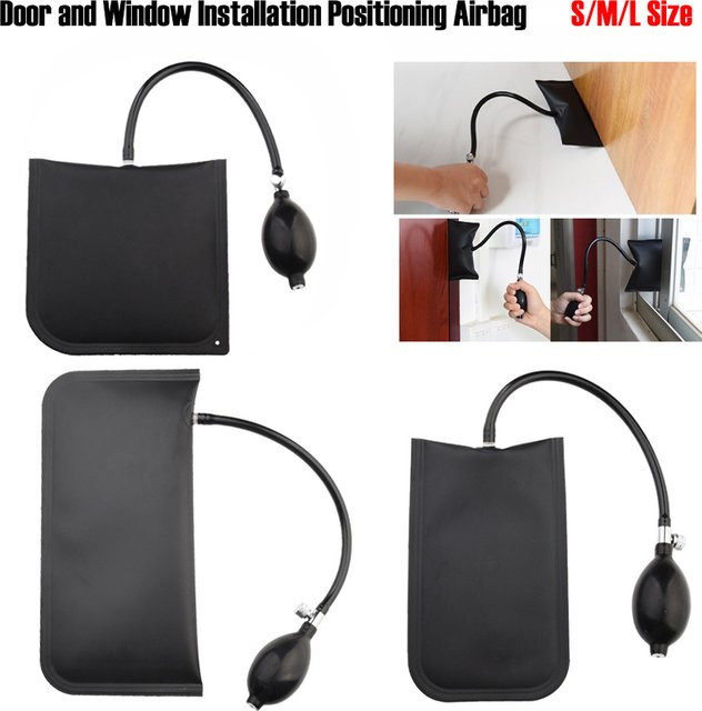 AXE SHAN Air Wedge Bag Nivellierungsset in Schwarz für die professionelle Tür- und Fensterinstallation - Bild 1