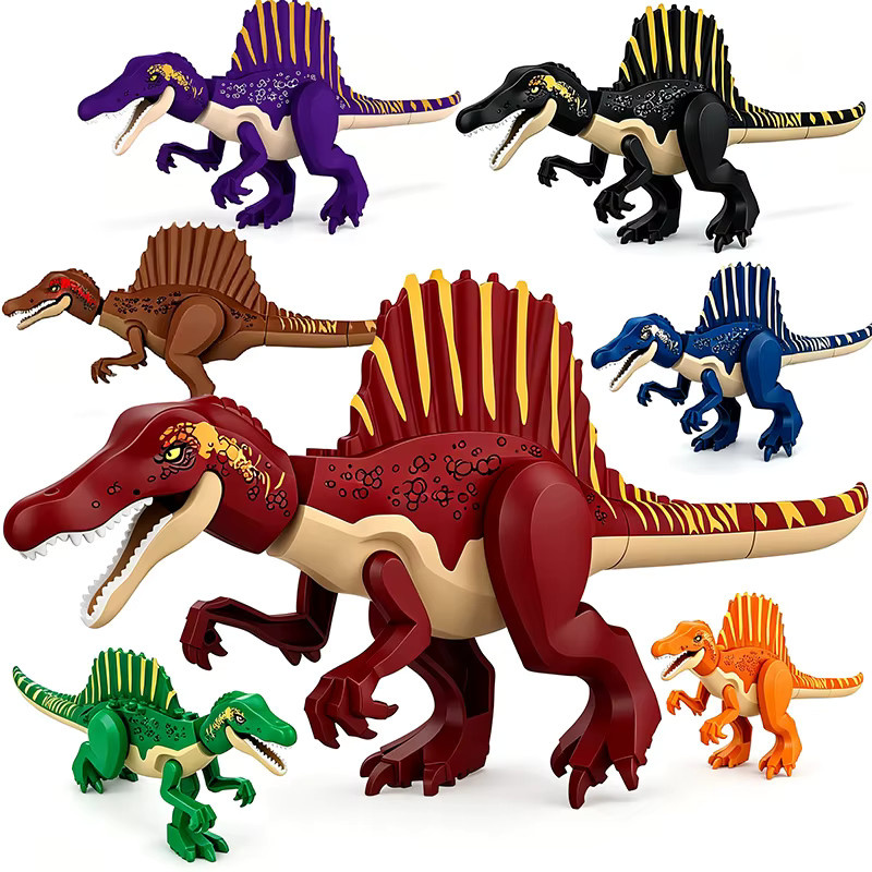 BXA Jurassic Dinosaurier-Welt Spinosaurus-Modell, Bausteine-Set - Bild 1