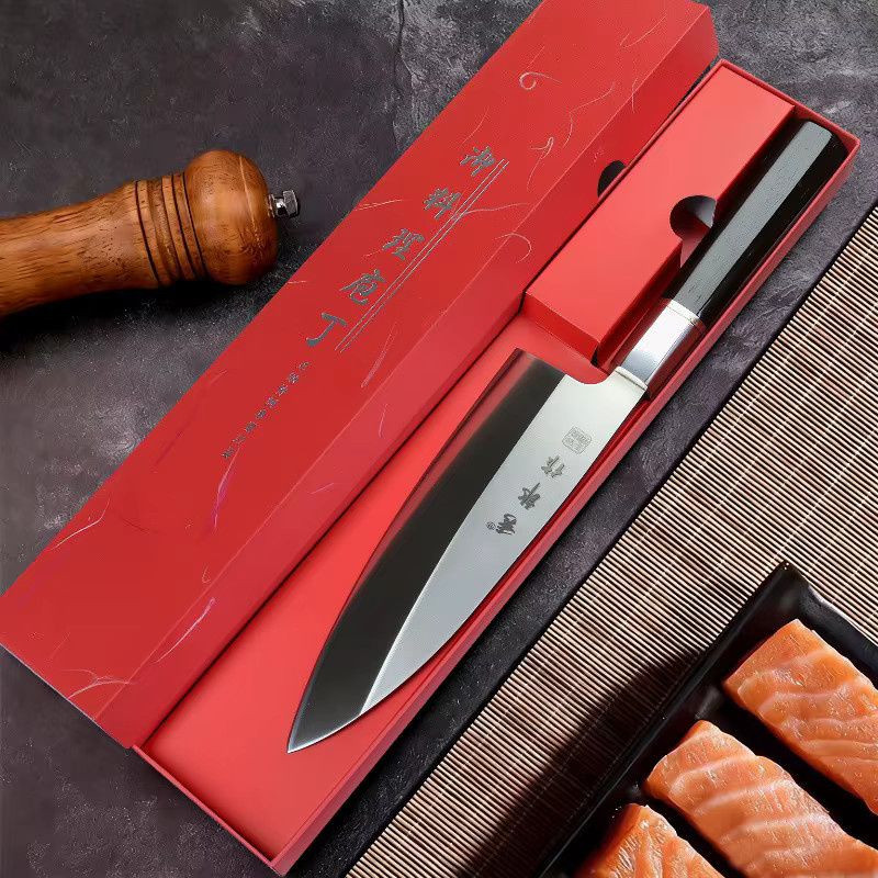 WXCOO Professionelles japanisches Kochmesser für Sushi, Sashimi und Fisch in Silber - Bild 5