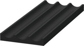 Duravit Inneneinteilung Qatego MDF-Platte in Diamant-schwarz, B/H/T: 27,1 x 10 x 1,6 cm - Bild 1