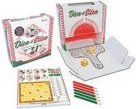 Dice and Slice Würfelspiel von THINK FUN zum Thema Pizza - Bild 1