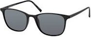 Mister Spex Leos Sun 2300 S21 Sonnenbrille, quadratisch, Unisex, schwarz, grau, Vollrand, Kunststoff - Bild 1