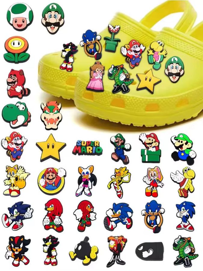 Hot Toys Schuh-Charms, Cartoon-Slides, Unisex - Bild 3