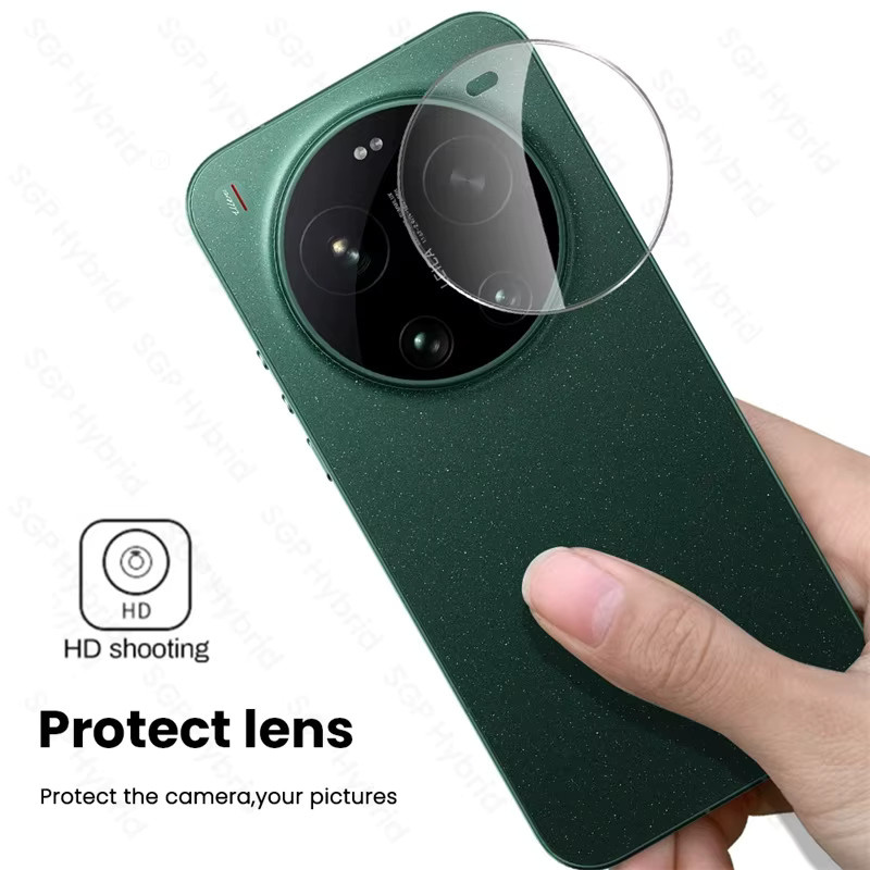 Xiaomi 17 Ultra Rückkameraschutz aus gehärtetem Glas, 3D gebogen, transparent, 3er-Set - Bild 2