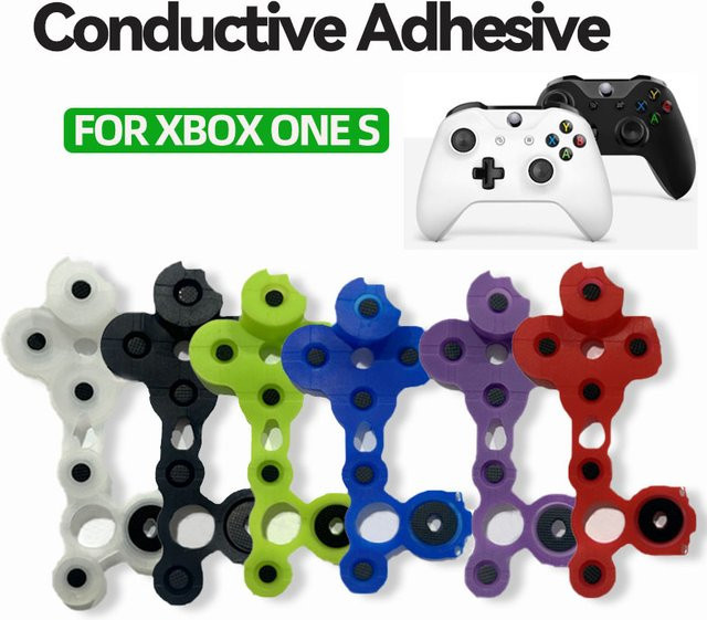 Leitfähiger Klebstoff als Ersatz für Xbox One Slim und Xbox One S Controller Tasten in Schwarz von Microsoft - Bild 1