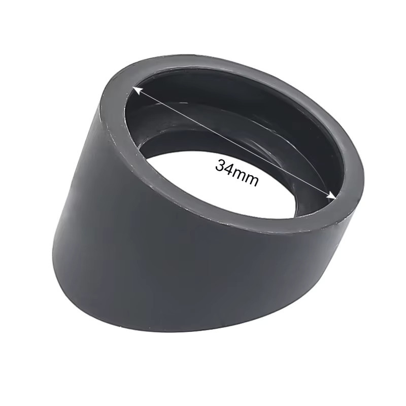HUILEY Gummi-Augenmuscheln für Stereomikroskop und Teleskop, 2 Stück, Schwarz, Innendurchmesser: 34 mm, passend für 32-35 mm Okular - Bild 3