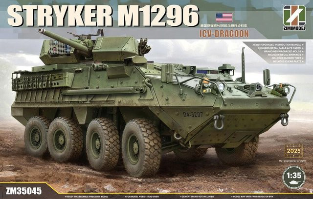 Zimi Model Stryker M1296 ICV-Dragoon, Fahrzeuge, Grün, ab 14 Jahre - Bild 1