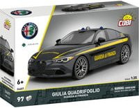 COBI Alfa Romeo Giulia Quadrifoglio Guardia di Finanza Konstruktionsspielzeug Klemmbaustein Set im Maßstab 1:35 - Bild 1