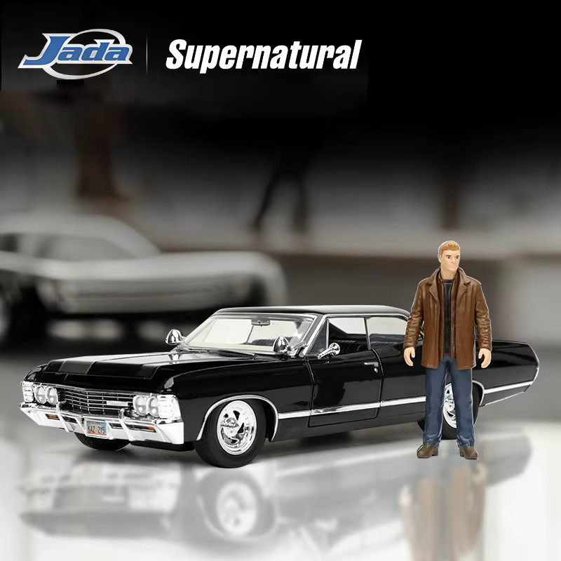 JADA Toys Supernatural 1967 Chevrolet Impala Sport Sedan, Druckgussmodell, Maßstab 1:24 - Bild 5