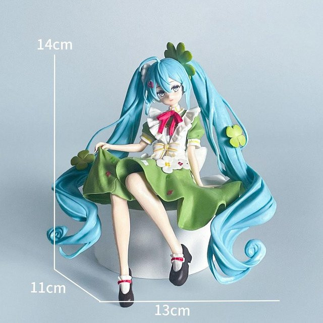 Yiran toy 1 Hatsune Miku Vierblättriges Kleeblatt Actionfigur PVC - Bild 1