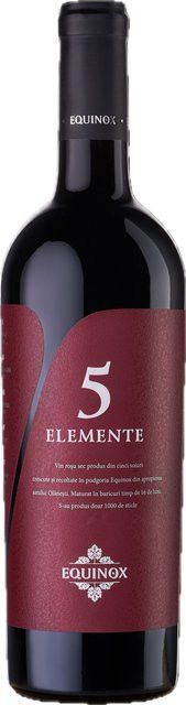 Equinox 5 Elemente Red Rotwein, Syrah, 2021, Moldawien, trocken, 0,75 l - Bild 1