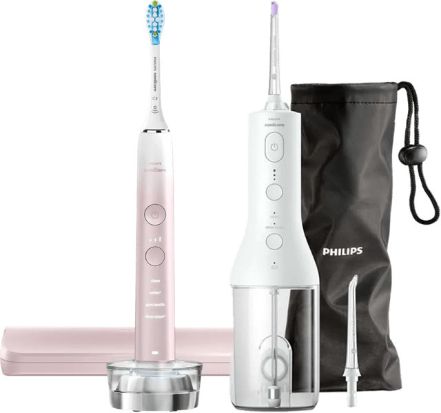 Philips Sonicare DiamondClean 9000 Power Flosser, Weiß - Bild 1