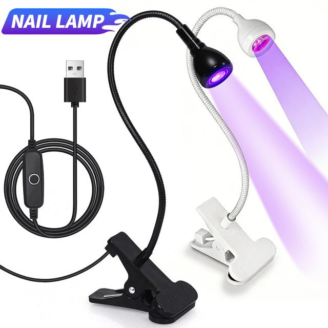 LULAA UV-Nagellacktrockner, Clip-On, Schwarz, Unisex - Bild 1