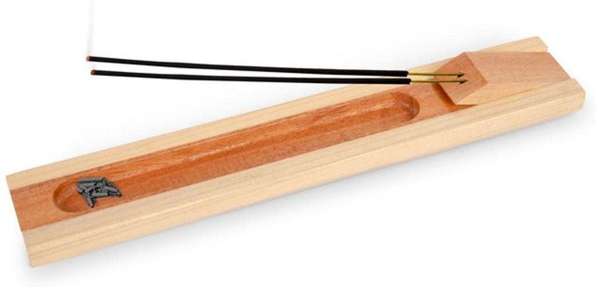 Soulveda Kraftz Handgefertigtes Holz-Karussell als Räucherstäbchenhalter für Meditation und Dekoration, Braun - Bild 1