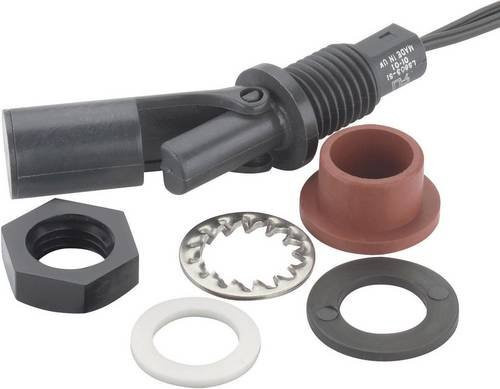 TE Connectivity Schwimmerschalter LS803-51 in Schwarz, 250 V/AC & 100 V/DC, 1A, 1 Schließer & 1 Öffner, IP65 - Bild 1