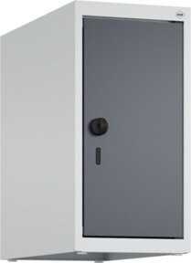 C+P Aufsatzschrank 7035/7016 mit Sicherheits-Drehriegel und 1 Abteil in Lichtgrau und Anthrazitgrau, B/T/H: 50 x 25 x 50 cm - Bild 1