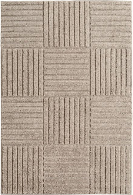 Ayyildiz Kurzflorteppich Boho-Design Beige B: 80 cm, L: 150 cm - Bild 1