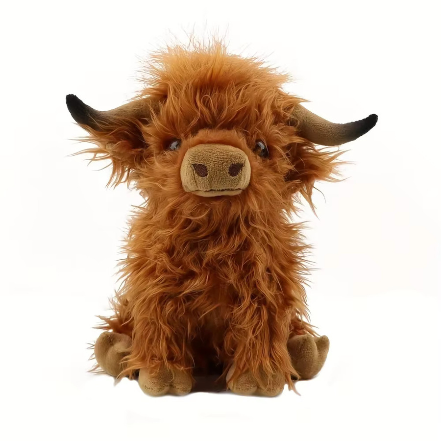 Molutian Kyloe Creme Highland Kuh, Plüschtier, 25 cm - Bild 2
