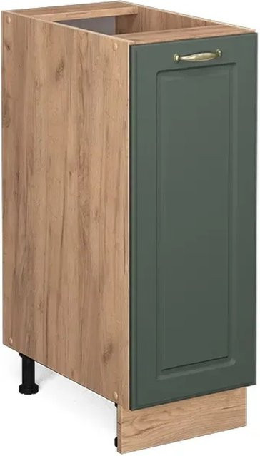 Vicco Apothekerschrank Fame-Line Landhaus Eiche Grün-Gold Breite: 30 cm - Bild 2
