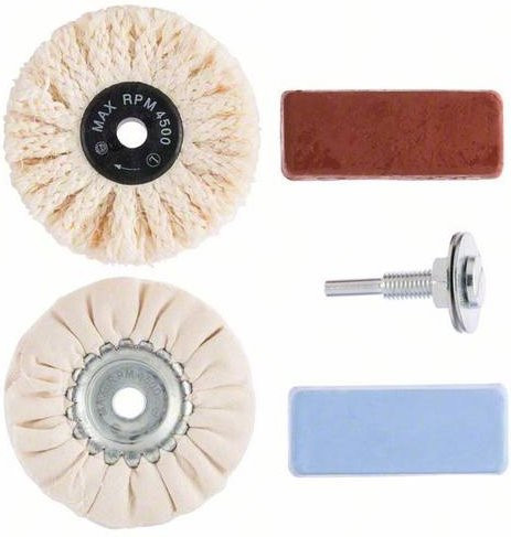 Bosch Profi-Polier-Set 5-teilig für Bohrmaschinen, mehrfarbig - Bild 1