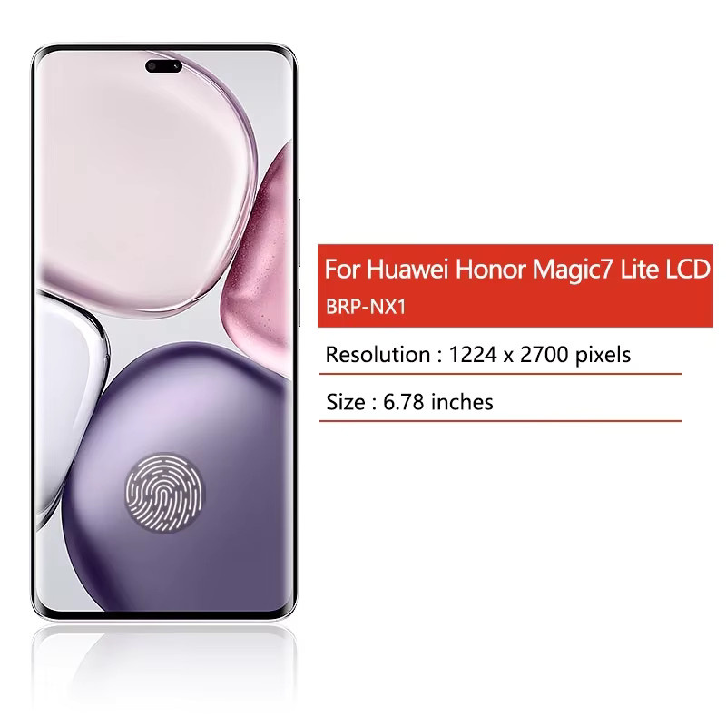 Huawei Honor Magic7 Lite Ersatz-LCD-Touchscreen-Baugruppe mit 6,78 Zoll und 120Hz in Schwarz - Bild 2