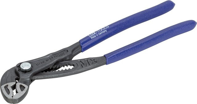 LUX-TOOLS Wasserpumpenzange MX Comfort aus Stahl in Blau, Länge: 300 mm - Bild 1