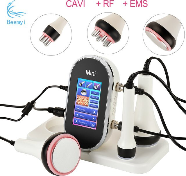 Beemyi RF & EMS 3in1 Ultraschall Kavitation Massagegerät, Körper & Gesicht, Unisex - Bild 1