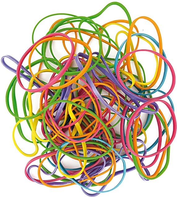 Rico Design Paper Poetry Gummibänder mehrfarbig 45g - Bild 1