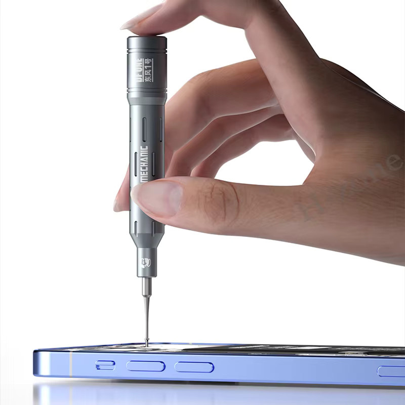 MECHANIC Präzisions-Schraubendreher Set für iPhone und Android Handy-Reparatur in Silber - Bild 2