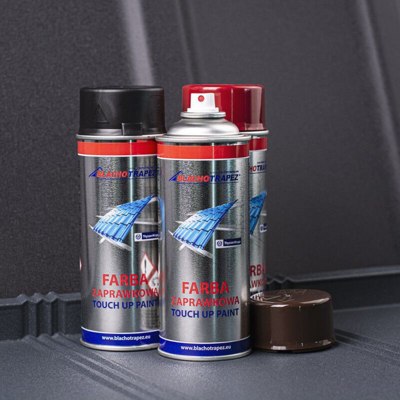 Ausbesserungsfarbe Spray Blachotrapez GmbH Braun Matt 400 ml - Bild 1