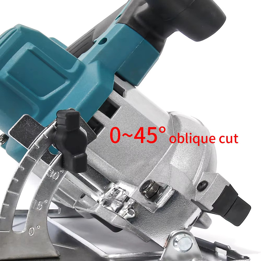 ALLSOME 18V Akku-Kreissäge mit bürstenlosem Motor für Holz, 125 mm, Blau - Bild 5