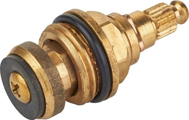 Ledro Messingkartusche für Kaltwasserventil in Gold, Durchmesser: 40 mm - Bild 1