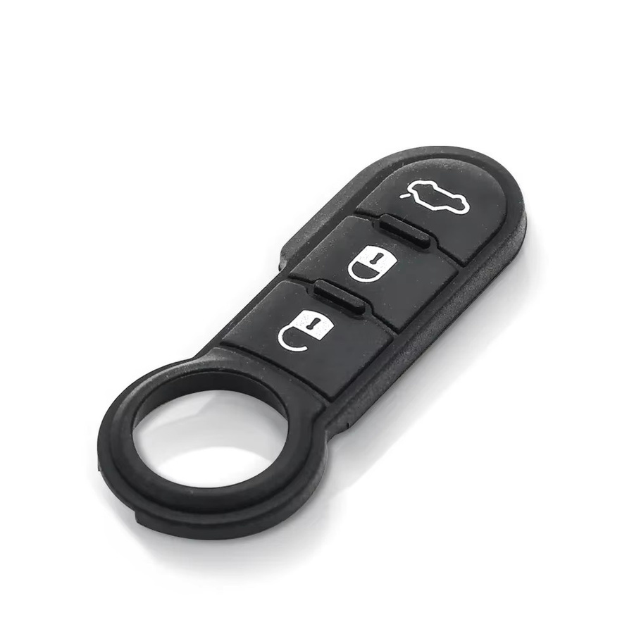 Keyyou 5er Set Ersatzgehäuse für 3-Tasten-Fernbedienungen passend für Fiat Panda Abarth Punto Ducato Stilo sowie Citroen und Peugeot in Schwarz - Bild 2