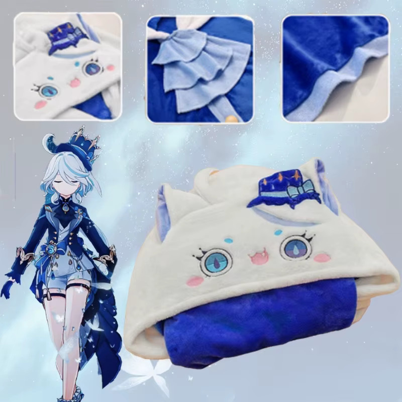 Bandai Genshin Impact Furina Badetuch-Umhang mit Kapuze - Bild 3