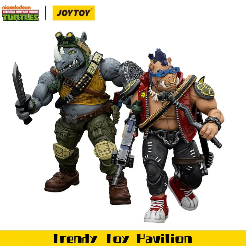 JOYTOY TMNT Rocksteady Beebop, 2-teiliges Set, 1/18 Actionfiguren - Bild 2