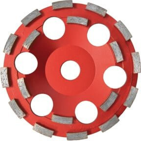 Eibenstock Diamant-Schleifteller für EPF 1503, Durchmesser: 150 mm, Farbe: Rot - Bild 1
